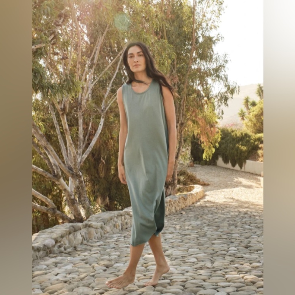 Frank & Eileen Green Sleeveless Dress